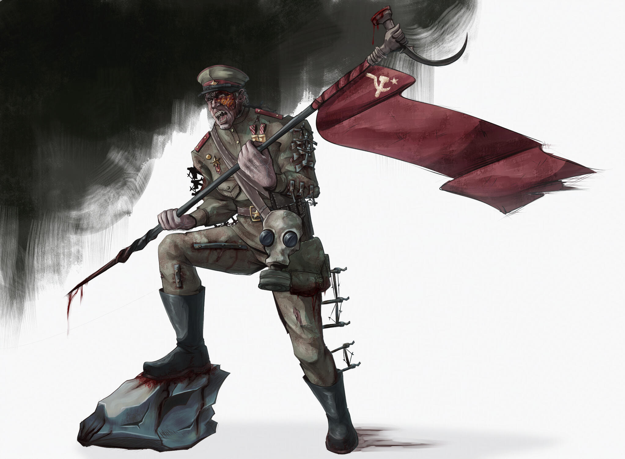 Leonid Losev - art by @Dominated_Nick294